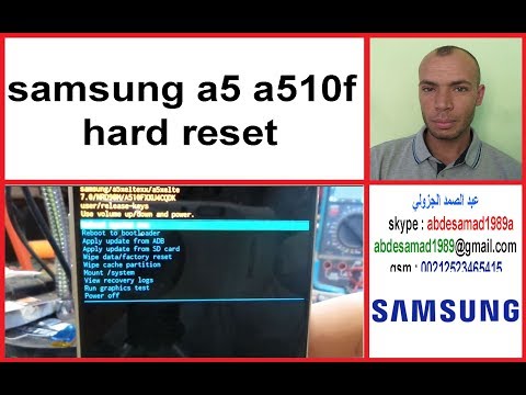 SAMSUNG A510F Galaxy A5 (2016) - How to Hard Reset
