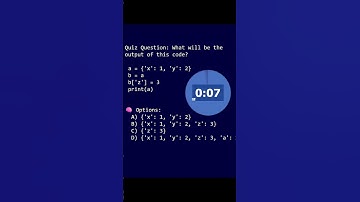 What Will Be the Output of This Python Dictionary Code? | Python Quiz for Developers #coding
