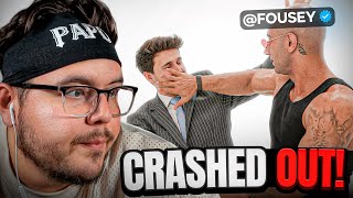 Fousey crashed out..This time it was for the RIGHT REASON!