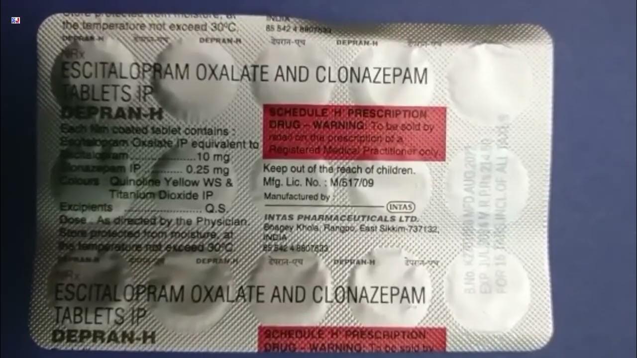 depran-h-tablet-escitalopram-oxalate-and-clonazepam-tablets-ip
