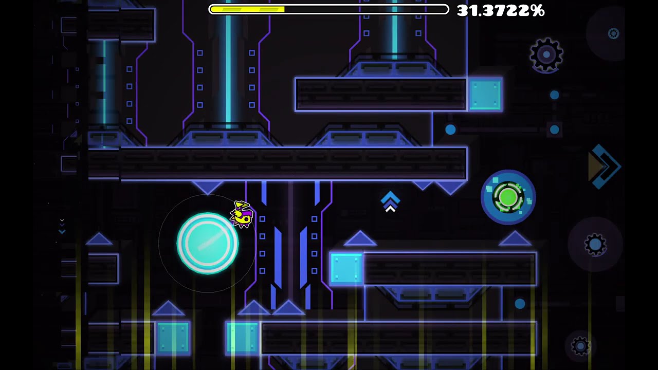 Geometry Dash - Interferenza (Easy Demon) by Edoox