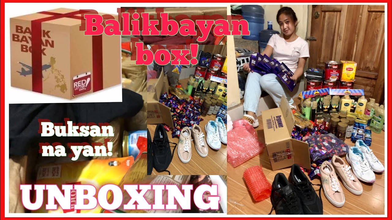 BALIKBAYAN BOX THANK YOU ATE AND KUYA nakaka tawang UNBOXING 🤣