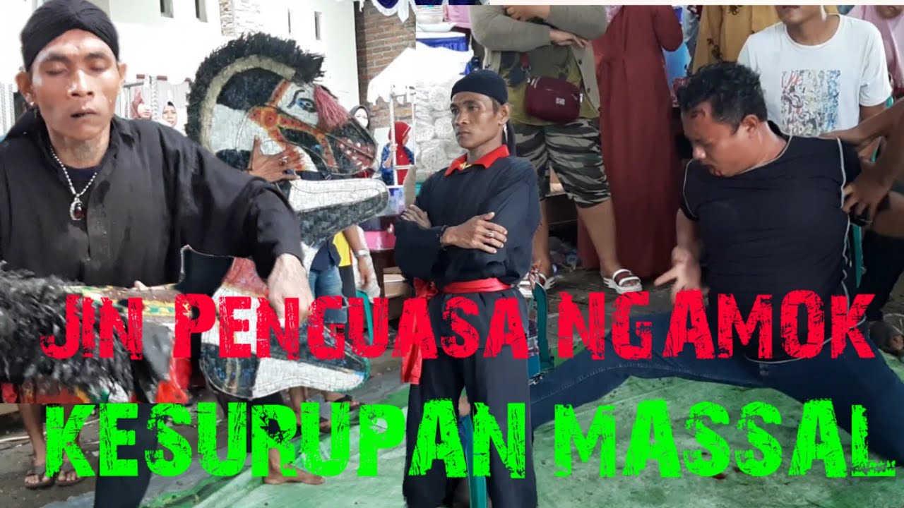 PANIK | Jaran Dor Menimbulkan Kesurupan Masal di ds.Loram Wetan