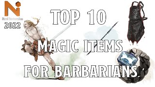 Top 10 Magic Items For Barbarians in D&D 5e! | Nerd Immersion