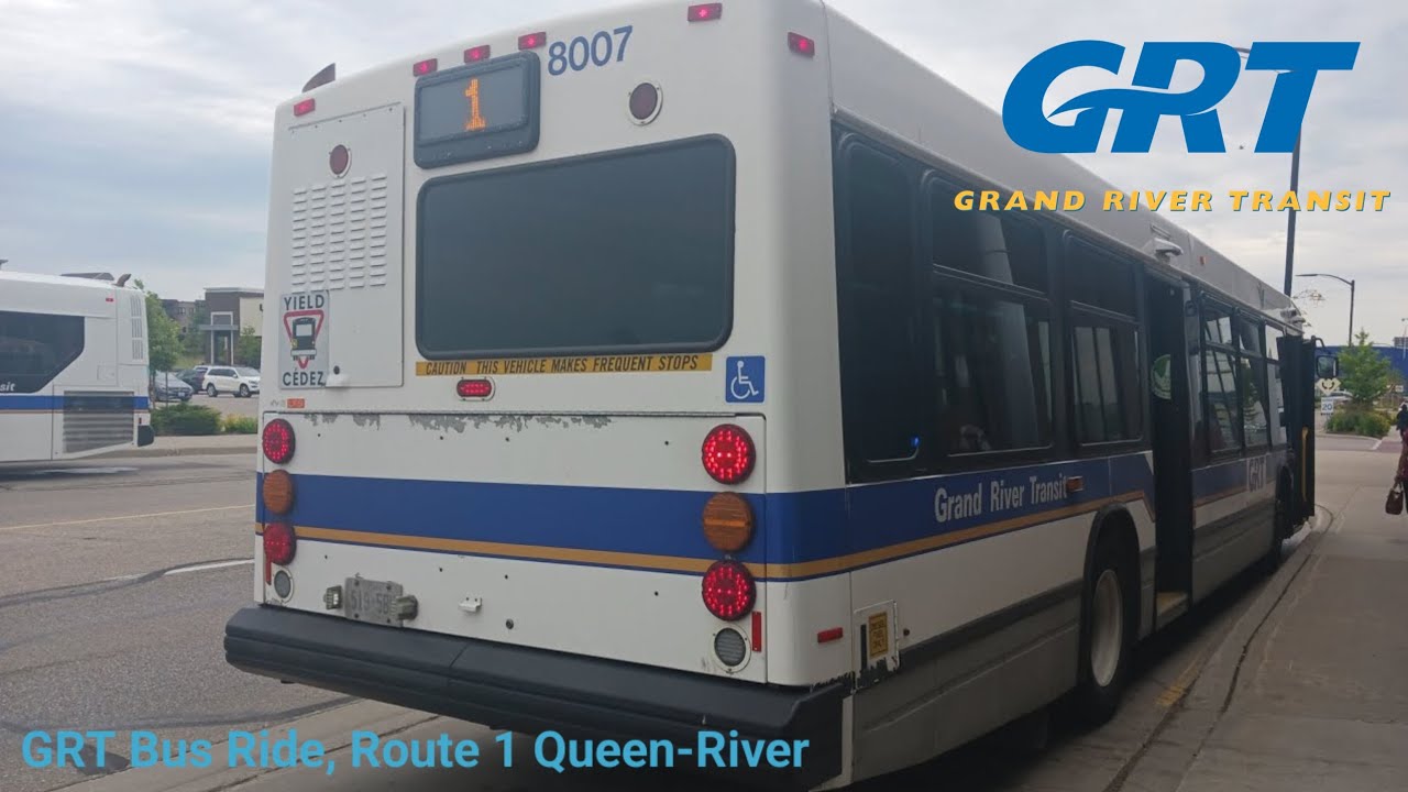 Kitchener Waterloo GRT Bus Ride On Route 1 Queen River On The Oldest kitchener-waterloo-grt-bus-ride-on-route-1-queen-river-on-the-oldest