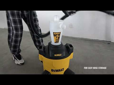 DEWALT 6 and 10 Gallon Dust Separator with 99.5% Efficiency Cyclone Dust Collector DXVCS002 DXVCS003