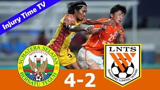Sriwijaya FC 4-2 Shandong Luneng | All Goals & Highlights English Commentary | AFC Champions League