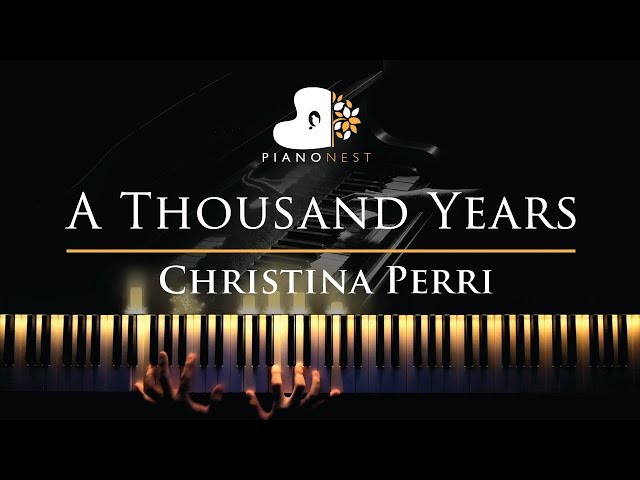 Christina Perri - A Thousand Years - Piano Karaoke / Sing Along Cover with Lyrics class=