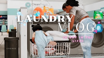 A Cozy Day To Do Laundry 🧺 🫧 - The Sims 4