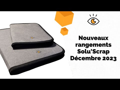 Trousse de rangement Haute rectangle DOUBLE Solu'Scrap