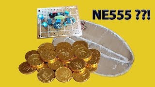 how to make an NE555 metal detector كيفية صنع كاشف المعادن باستعمال المؤقت 555