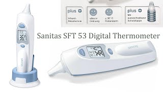 Relatie Verwacht het verteren Sanitas SFT 53 Digital Thermometer TESTING - YouTube