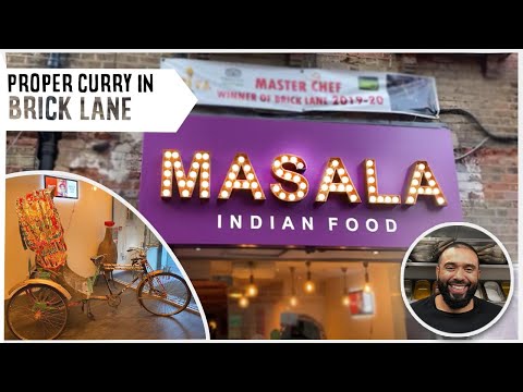 PROPER INDIAN CURRY IN BRICK LANE! BRITISH INDIAN RESTAURANT STYLE!