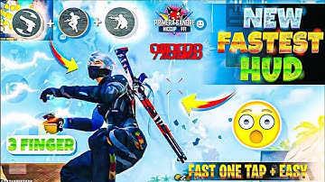 TOP 5 BEST CUSTOM HUD FREE FIRE 3 FINGER CLAW | BETTER THAN PC PLAYERS | THREE FINGER CUSTOM HUD