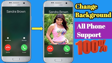 change caller screen background on any phone !! 😊😊