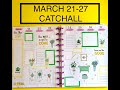 Big Plan With Me for the week of March 21-27
