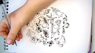 Time lapse doodles -The art of sketching pt2 Shading