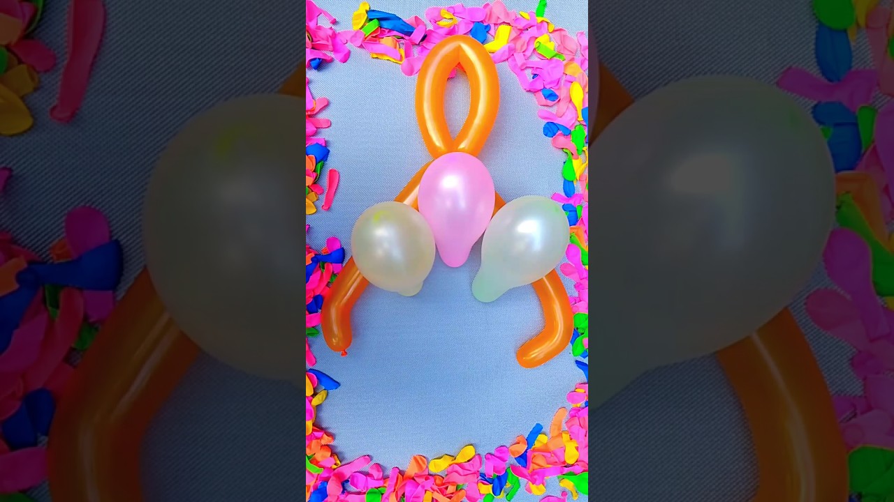 Satisfying Sounds Of An Orange Balloon