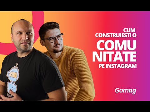 Cum sa construiesti o comunitate pe Instagram, cu Ionut Tuta