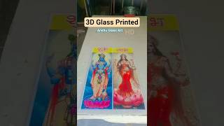 3D भगवान Glass Print बनाने का तरीका / Glass Art Trending Short #glassprinting #art