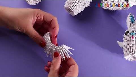 How to make a paper rabbit [3D origami tutorial]