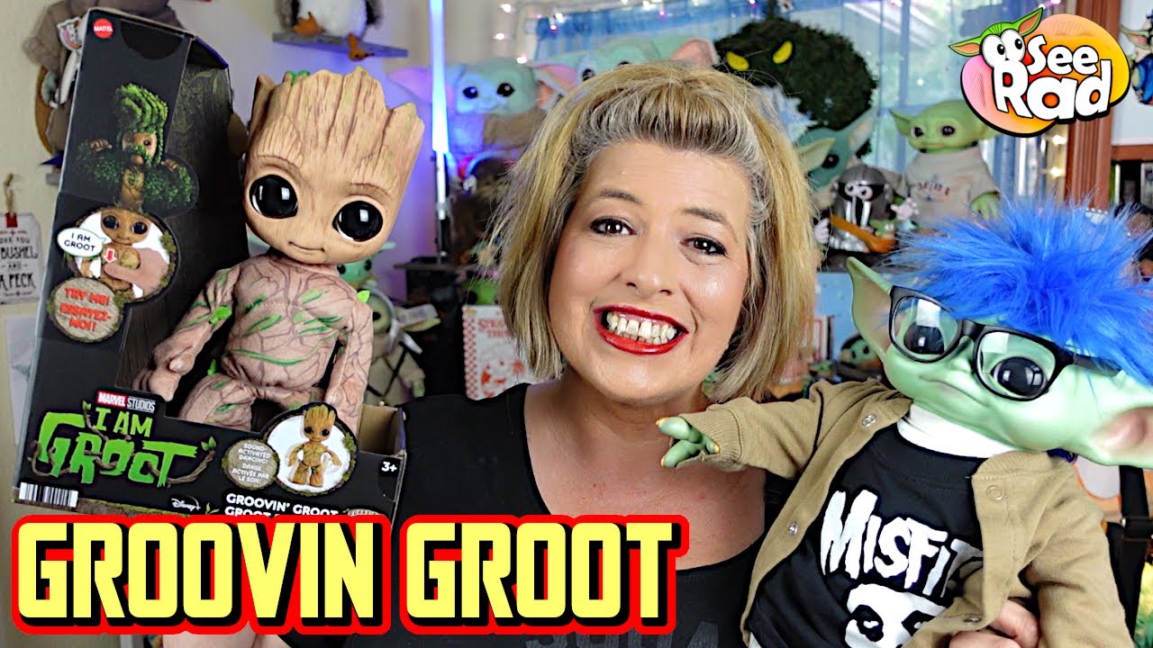 Marvel Studios I Am Groot Groove 'N Grow Groot, 13.5-Inch Interactive  Action Figure, Responds to Music and Sounds, Super Hero Toys for Kids 4 and  Up