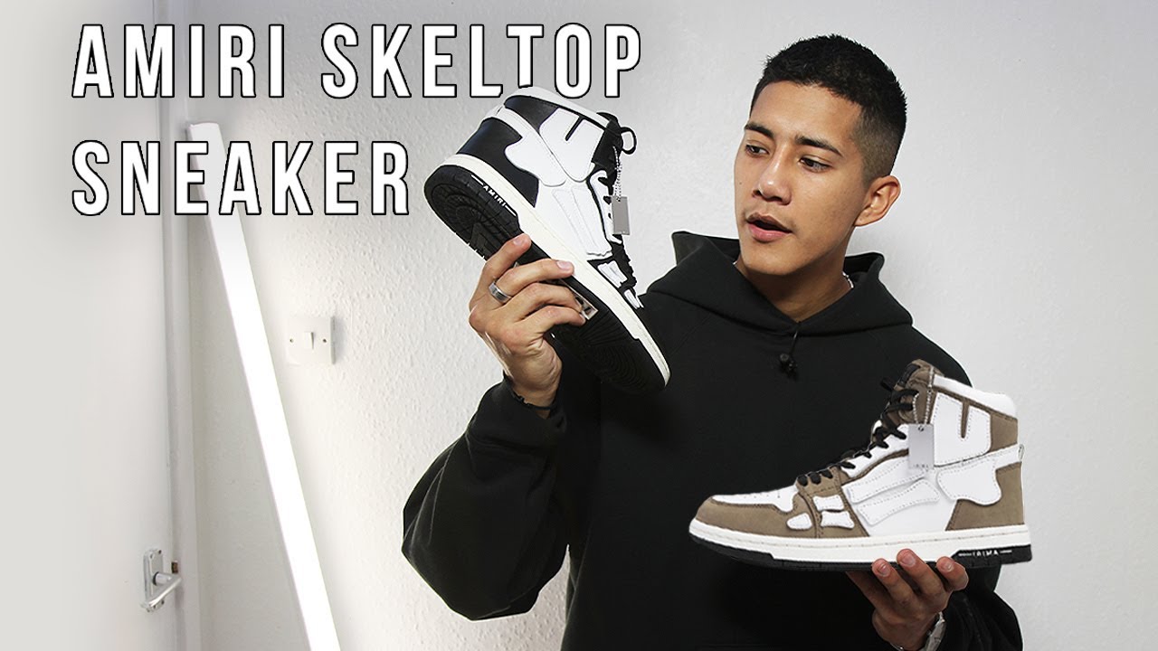 Buy > mike amiri skeleton sneakers > in stock