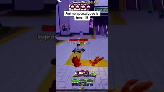 The best Weapon in Anime Apocalypse #roblox #anime