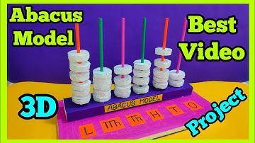 #Abacus Model#Maths working model#How to make model of Abacus#maths model#maths project#project 👍