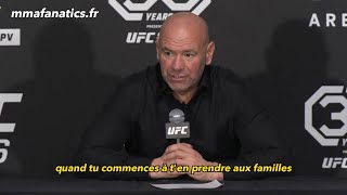 Dana White réagit à la défaite de Colby Covington contre Leon Edwards #ufc296