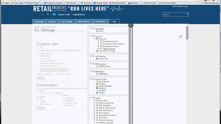 How to receive a RBN Custom Newsletter