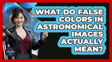 What Do False Colors In Astronomical Images Actually Mean? - Astronomy Made Simple