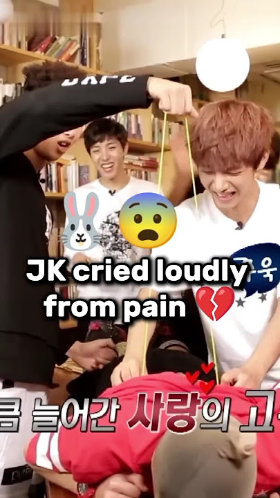 Jungkook’s Loud Cry Wasn’t Acting 😭 | BTS Punishment Game #Jungkook #BTS #shorts