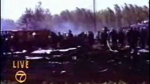 WLS-TV coverage of flight 191 crash (5/25/1979) part 1