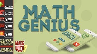 Math Genius Buildbox Game Template | MW7