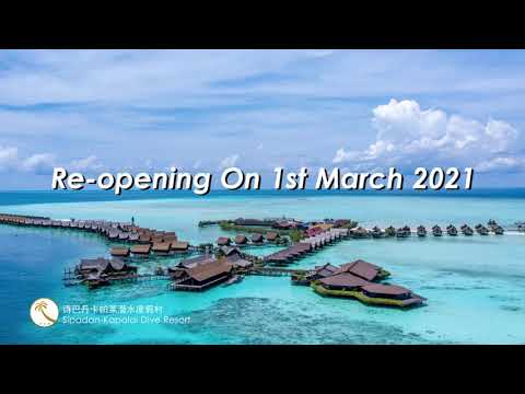 Sipadan Kapalai Dive Resort reopening on 1st March 2021