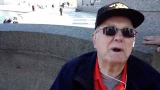 Bill West at WWII Memorial