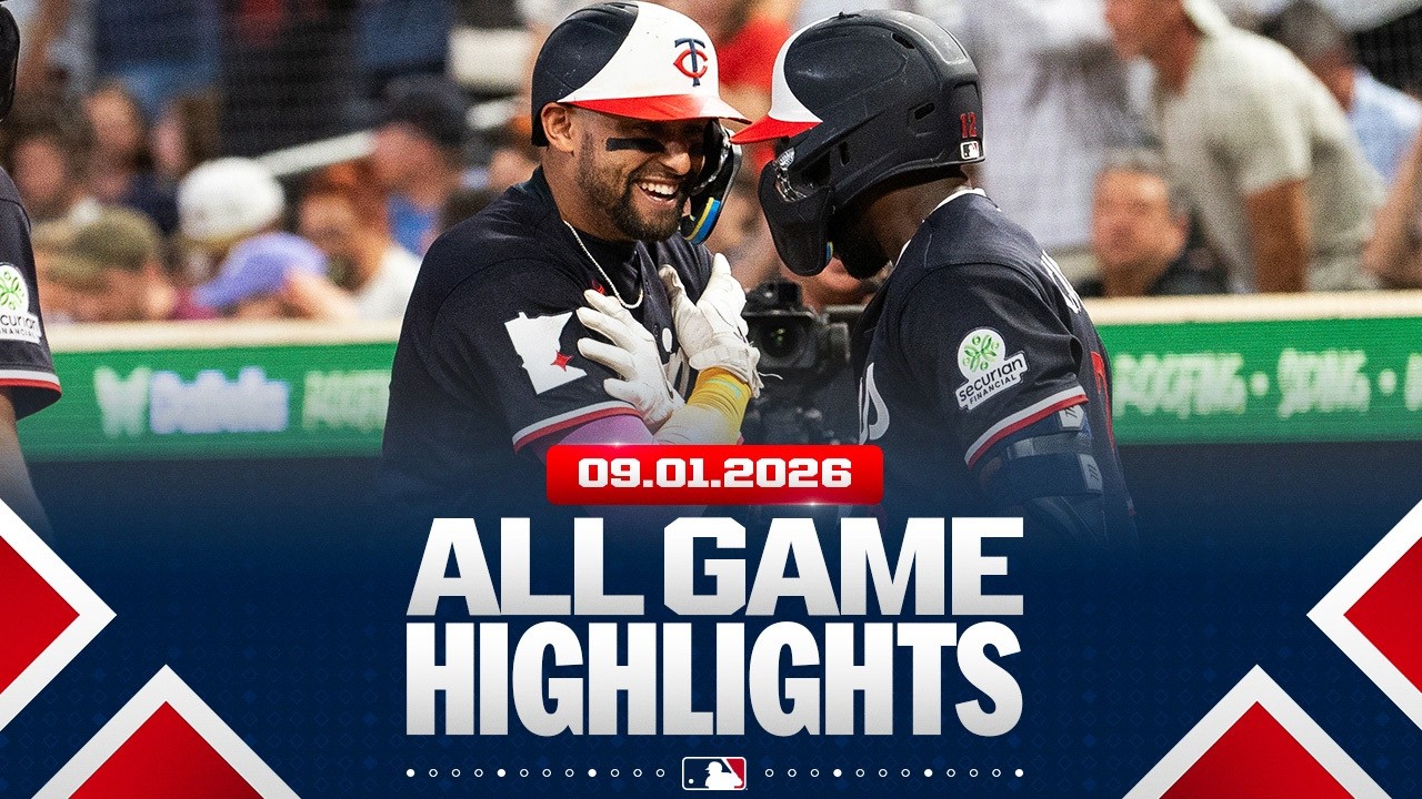 Highlights from ALL GAMES on 9/1 (Twins score 15 RUNS, Giants-Pirates WILD  game & MORE!)