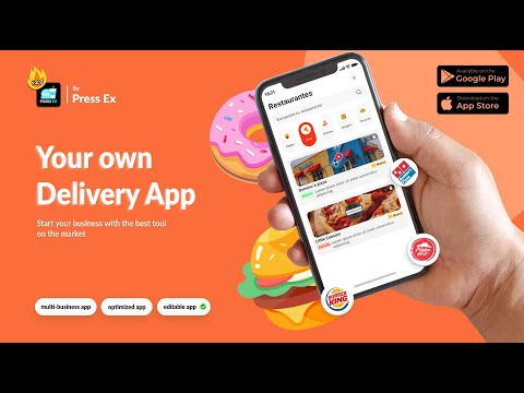 Get your own application 😱 FOOD EX 2.0 🍔 App delivery type UBER EATS - DIDI - RAPPI 🚀
