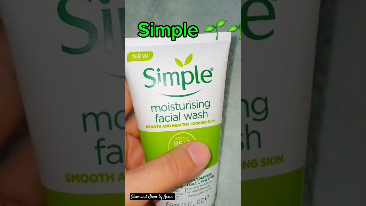 Simple Moisturising Facial Wash 🌱🥰