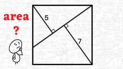 Find The Area Of The Square | Daily Math Geometry