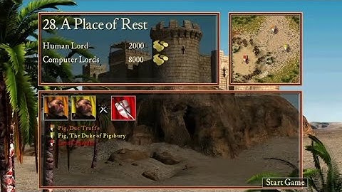Stronghold crusader HD 1.41 Mission # 28 A place of Rest Stronghold crusader definitive edition