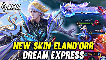 AOV : NEW SKIN ELANDOR GAMEPLAY - ARENA OF VALOR LINEQUAN MOBILE ROV