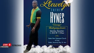 Thanksgiving Service for The Life Of Llewelyn Luther Hynes "Chicago"