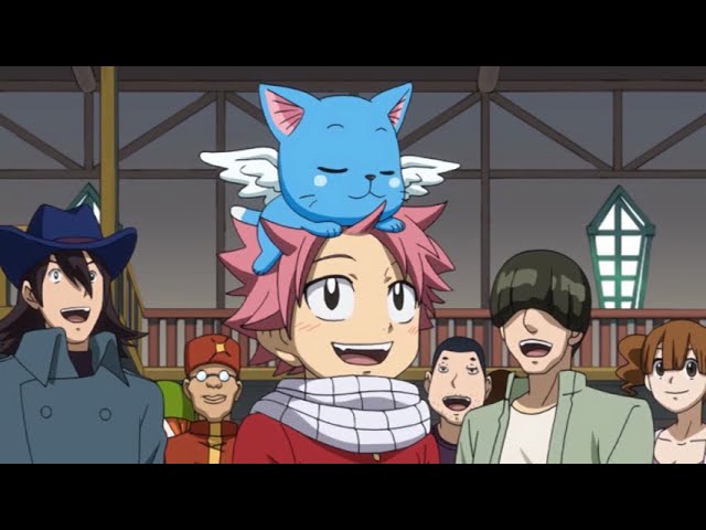 GIF fairy tail happy the exceed happy the cat - animated GIF on GIFER