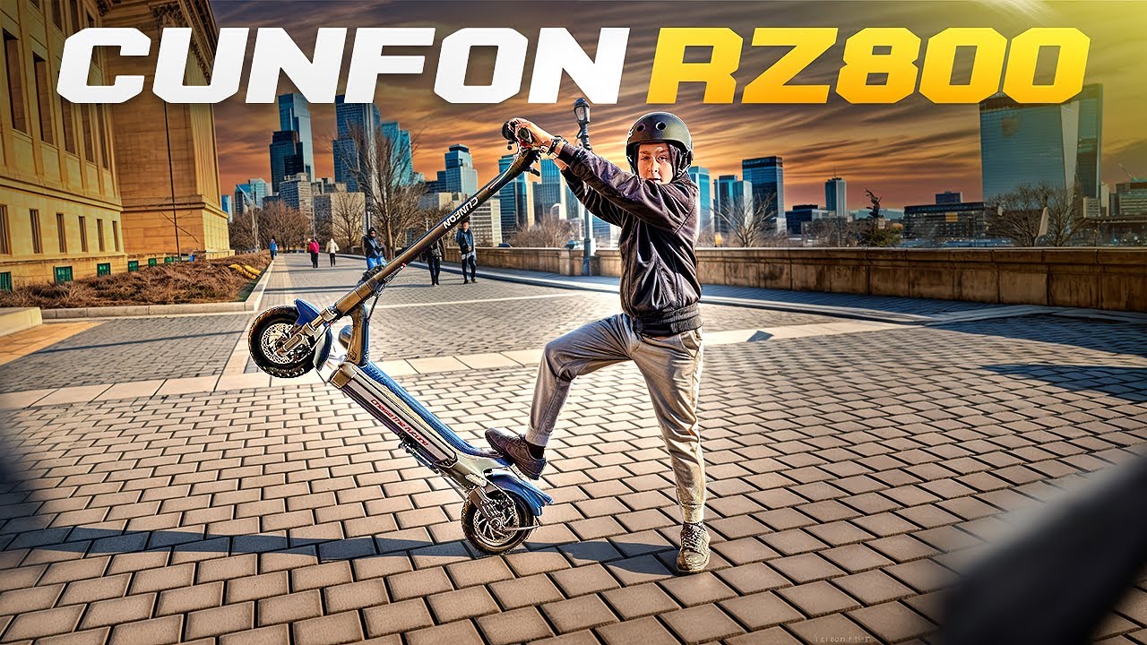 We Put The Cunfon RZ800 Electric Scooter To The Test!!