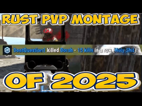 1,000+ HOUR RUST PVP MONTAGE OF '2025!