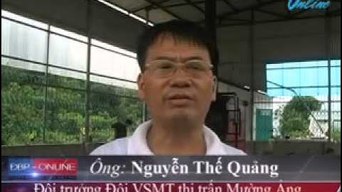 Hiệu quả mô hình xử lý rác thải mới Mường Ảng