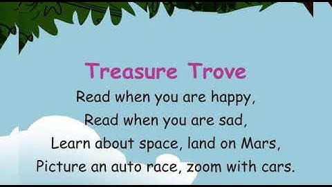 Treasure Trove Song - STD 4 - TERM 1 ENGLISH