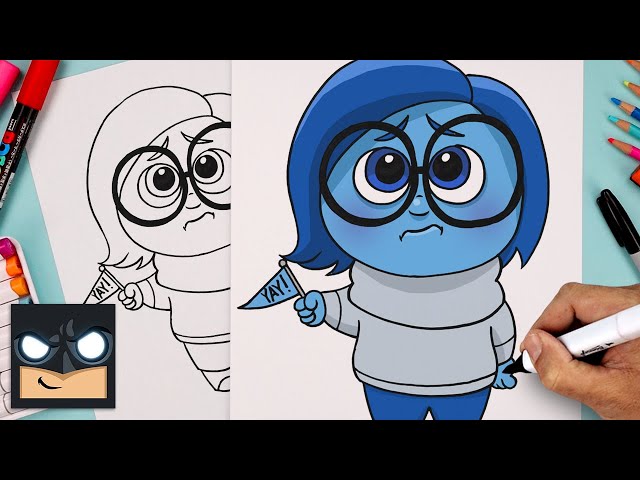 How To Draw Sadness Inside Out - Sddefault